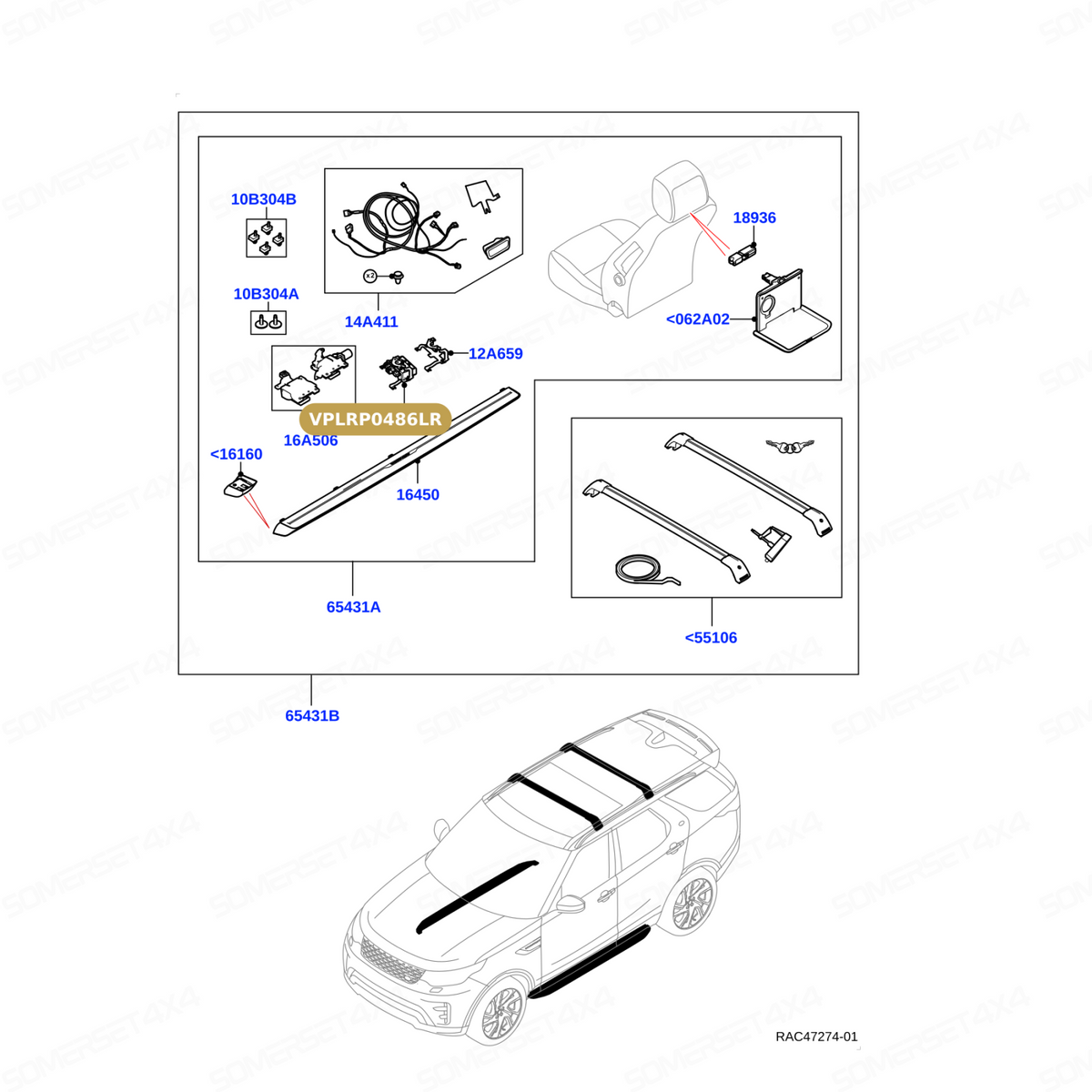 VPLRP0486LR GENUINE LAND ROVER - Module - Body Control