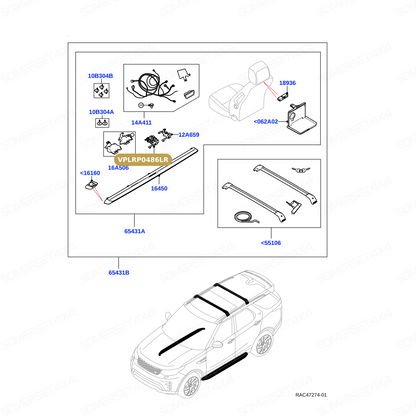 VPLRP0486LR GENUINE LAND ROVER - Module - Body Control