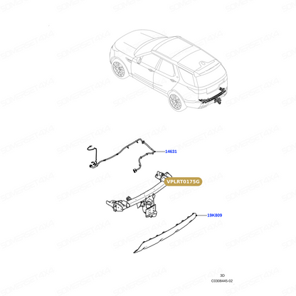 VPLRT0175G LAND ROVER - FIXED MULTI HEIGHT TOW BRACKET F From TOWTRUST