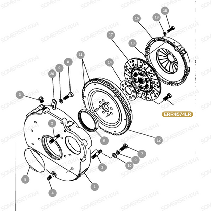 ERR4574LR GENUINE LAND ROVER - BOLT