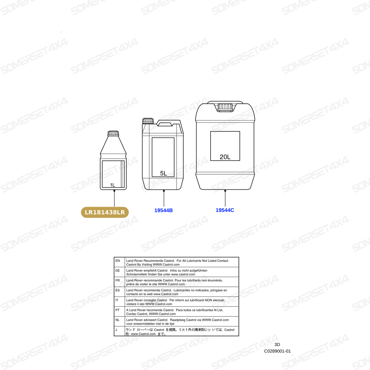 LR181438LR GENUINE LAND ROVER - FLUID - COOLING SYSTEM