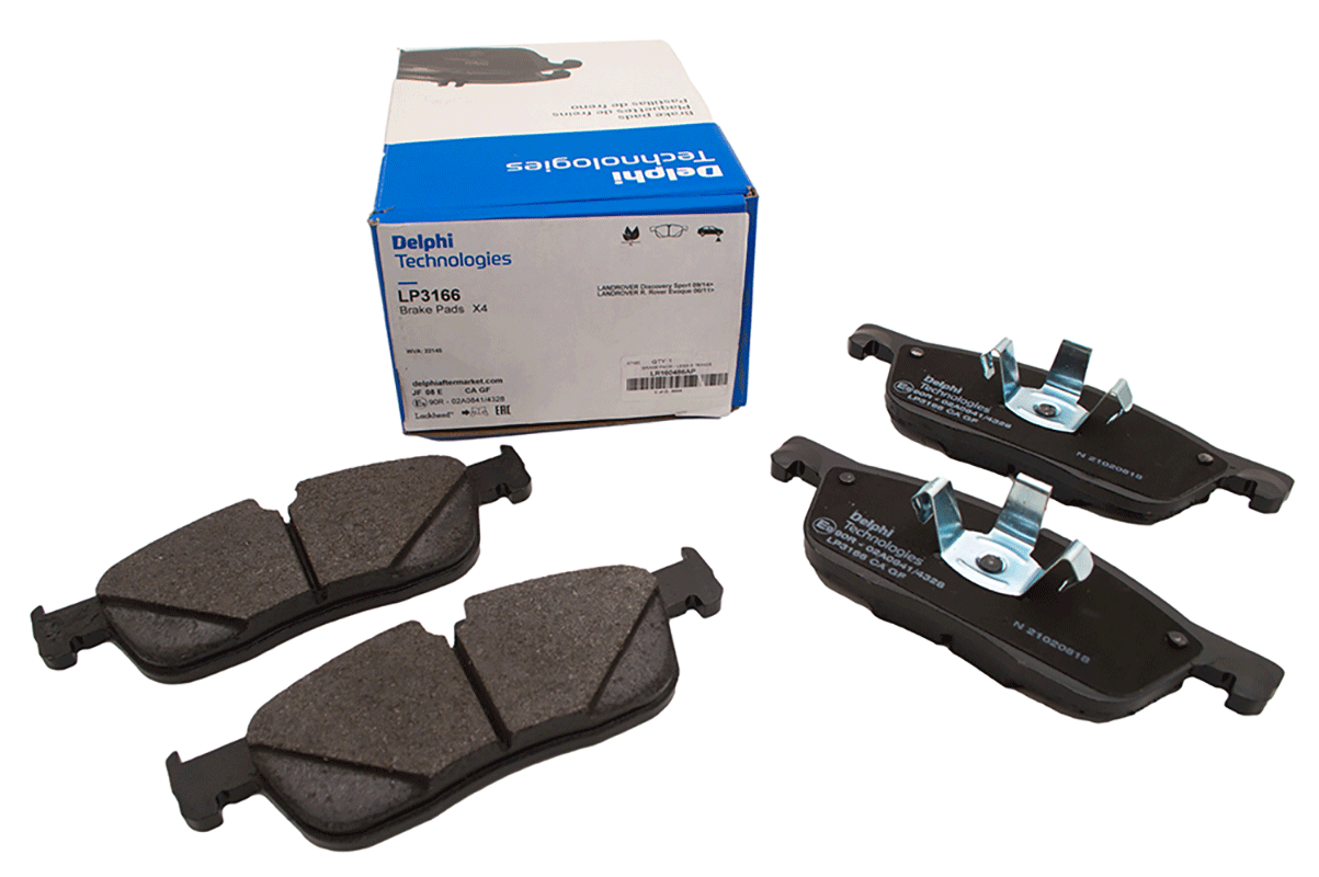 LR160486G LAND ROVER - BRAKE PADS LESS SPRINGS