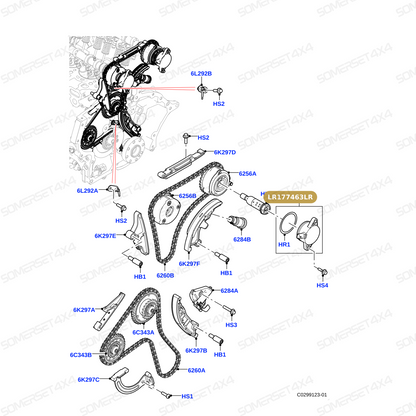 LR177463LR GENUINE LAND ROVER - SOLENOID - ENGINE VARIABLE TIMING
