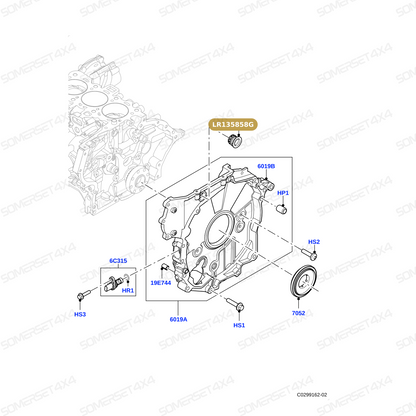 LR135858G LAND ROVER - PLUG - ENGINE From PR2 ALLMAKES OE