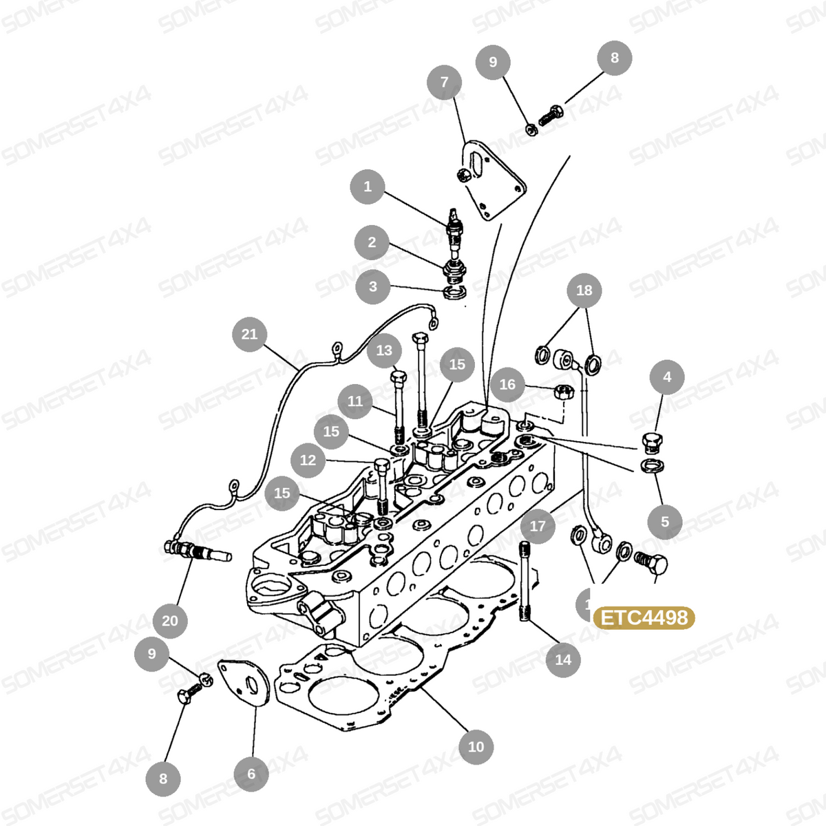 ETC4498 LAND ROVER - BOLT - BANJO - ALL From ALLMAKES