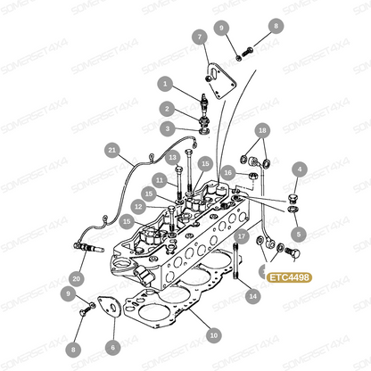 ETC4498 LAND ROVER - BOLT - BANJO - ALL From ALLMAKES