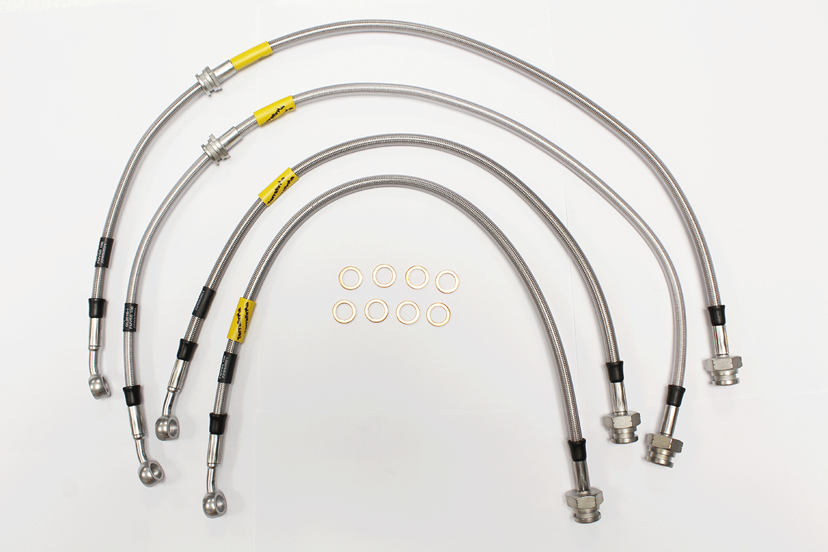 TF650GDXL LAND ROVER - GOODRIDG EXTREME BRAKE HOSE KIT - +5"
