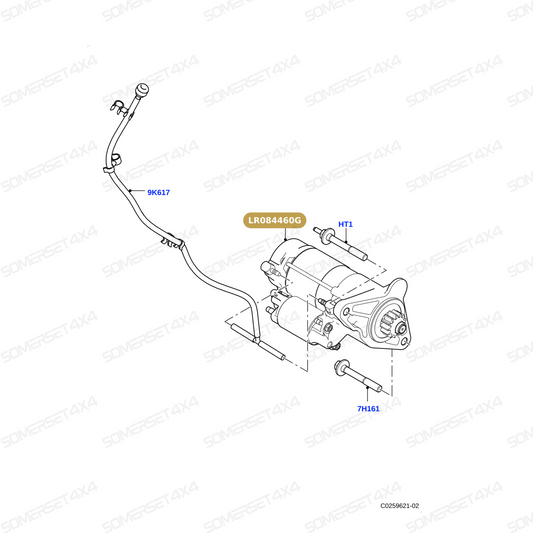 LR084460G LAND ROVER - STARTER MOTOR - L/ROVER DISCOVERY SPORT 2.0 15YR From DENSO