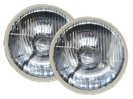 GL003 LAND ROVER - 7" HALOGEN HEADLAMP CONVERSION KIT - RHD - DEFENDER - RING