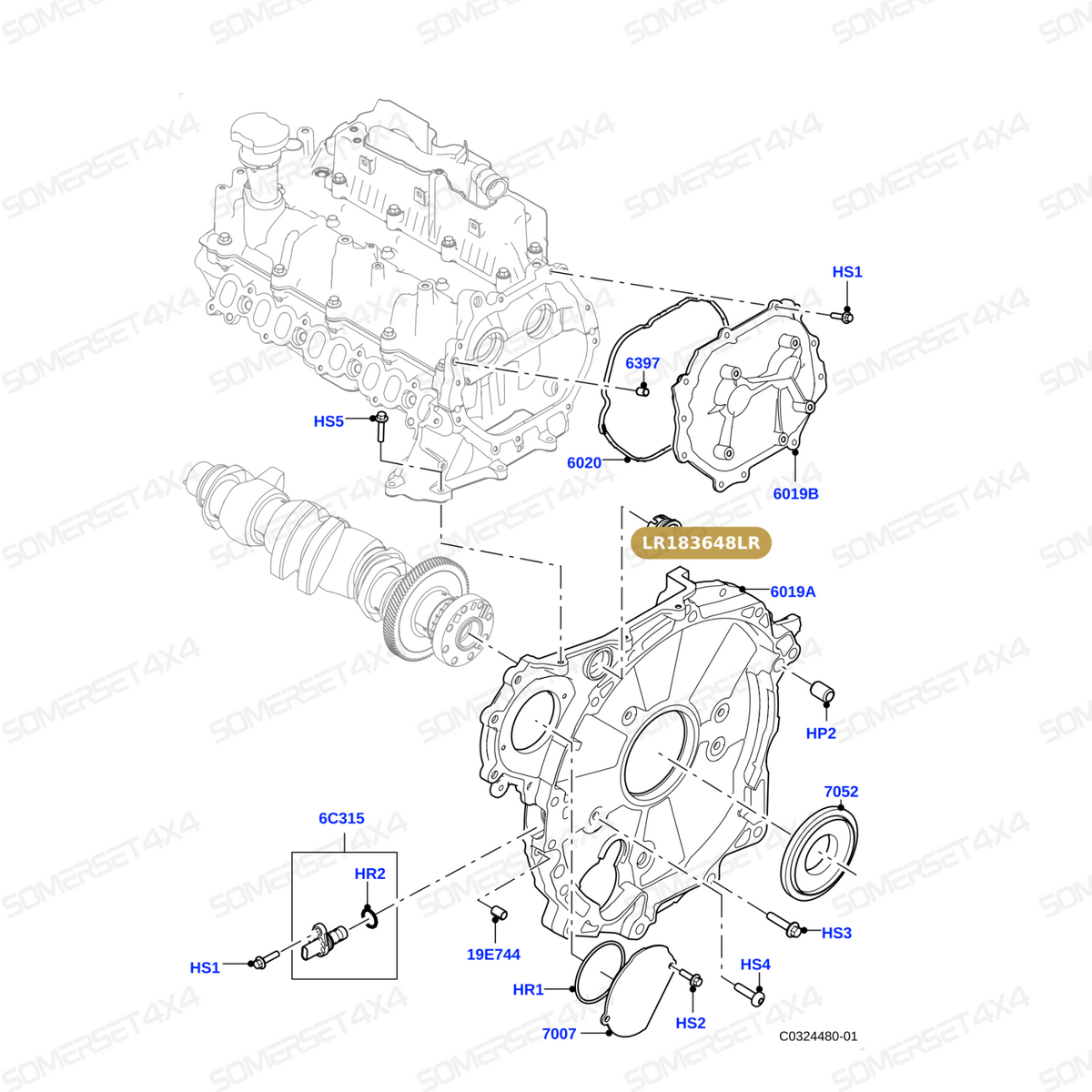 LR183648LR GENUINE LAND ROVER - PLUG - BLANKING