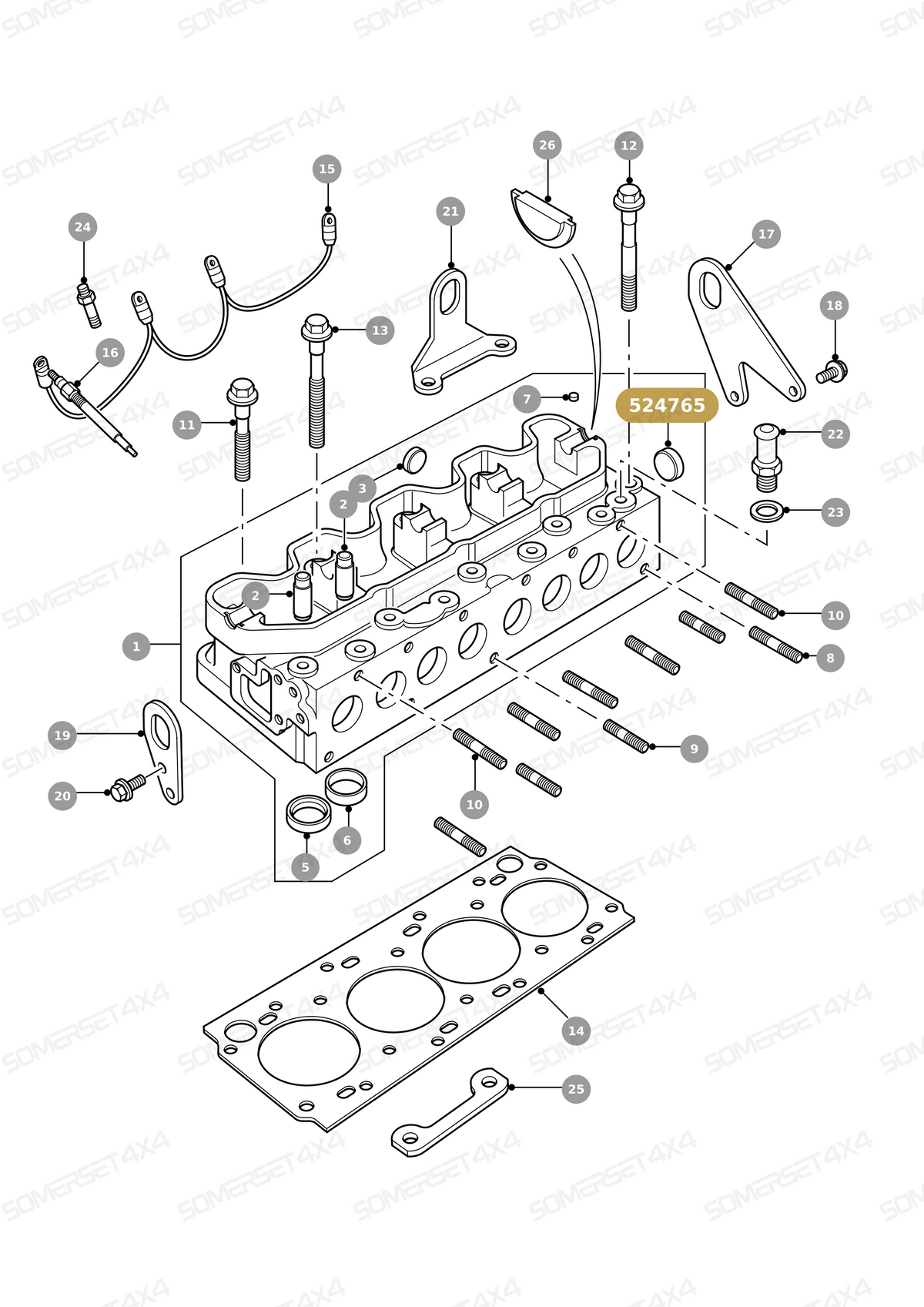 524765 LAND ROVER - CORE PLUG From ALLMAKES