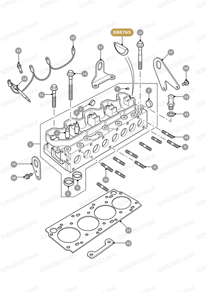 ERR765 LAND ROVER - SEAL - RUBBER - PLUG - CYLINDER BLOCK - 200TDI From ALLMAKES