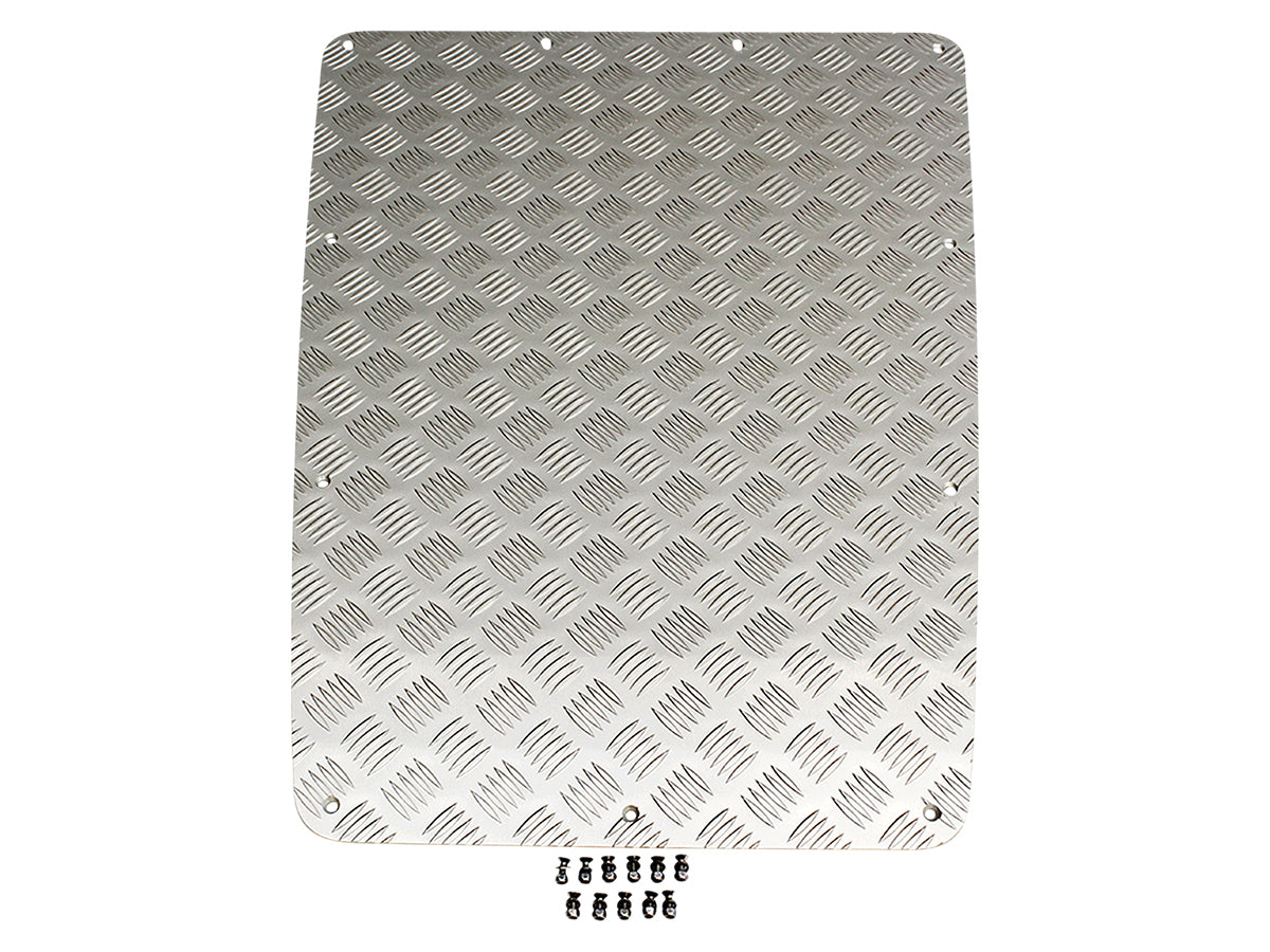 TF8200 LAND ROVER - TF BONNET CHEQ. PLATE -SILVER - PRE-2007