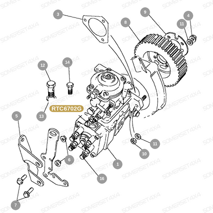 RTC6702G LAND ROVER - SWITCH ASSY - FUEL SHUT OFF From BOSCH
