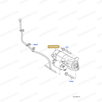 LR084460G LAND ROVER - STARTER MOTOR - L/ROVER DISCOVERY SPORT 2.0 15YR From DENSO