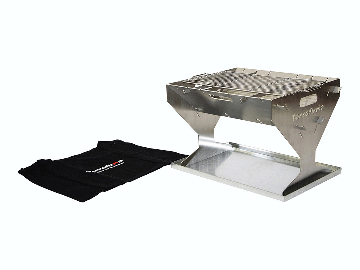TF1730 LAND ROVER - STAINLESS STEEL FIRE PIT BBQ