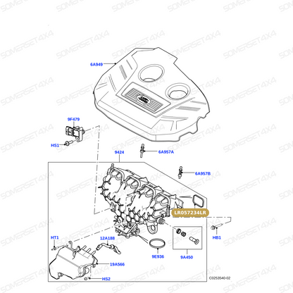 LR057234LR GENUINE LAND ROVER - GASKET - INTAKE MANIFOLD