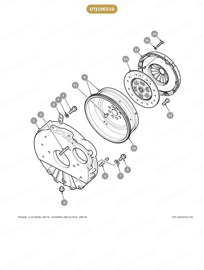 UTJ100210 LAND ROVER - BEARING - CLUTCH From ALLMAKES