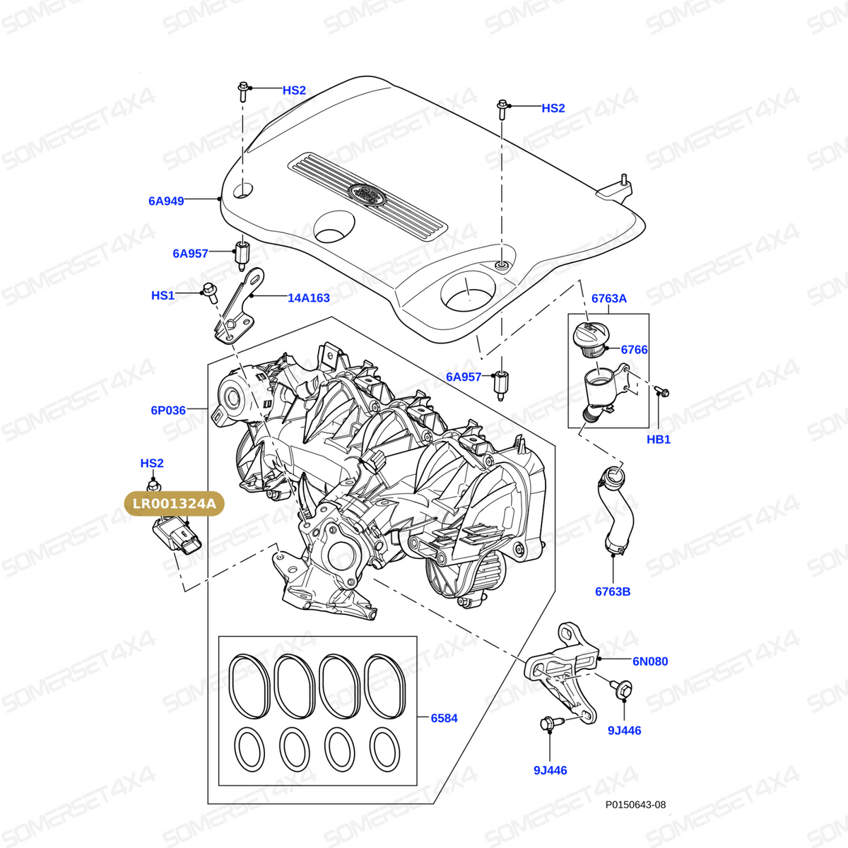 LR001324A LAND ROVER - SENSOR ASSY OE From OEM