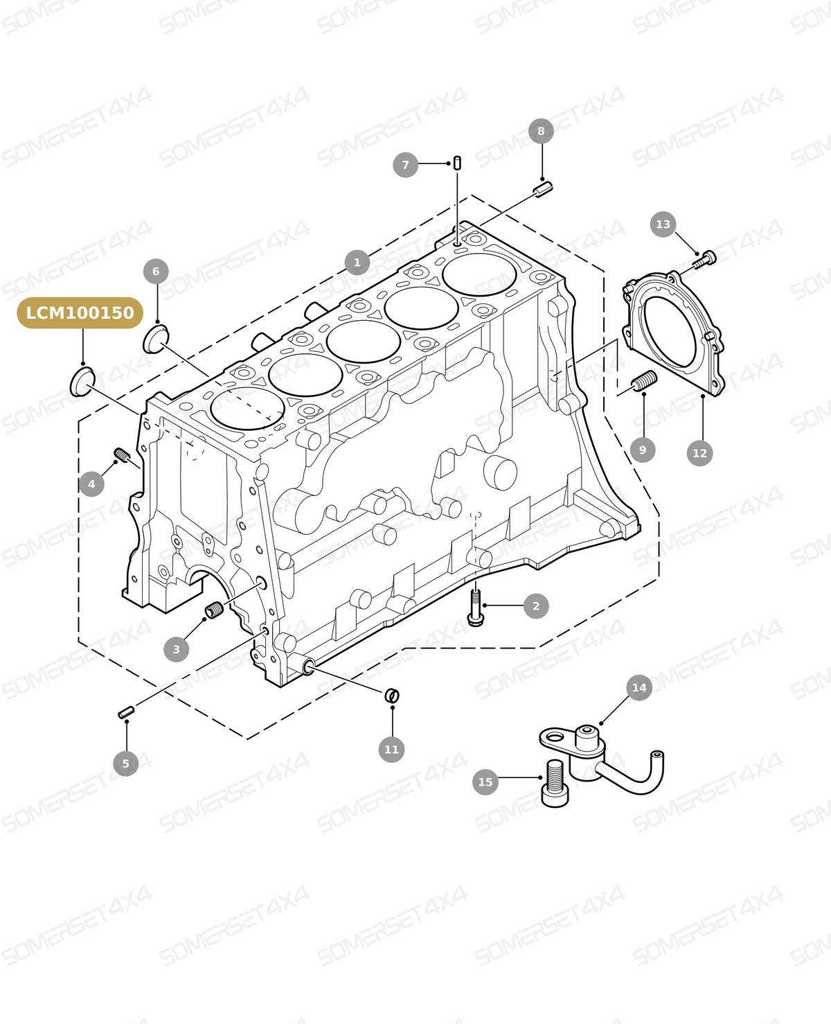 LCM100150 LAND ROVER - PLUG From PR2 ALLMAKES OE