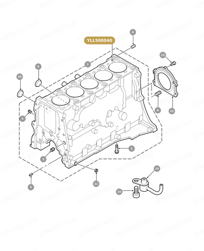 YLL500040 LAND ROVER - DOWEL From ALLMAKES