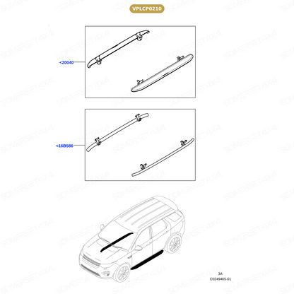 VPLCP0210 LAND ROVER - SIDE STEPS FIXED - DISCO SPORT From TERRAFIRMA