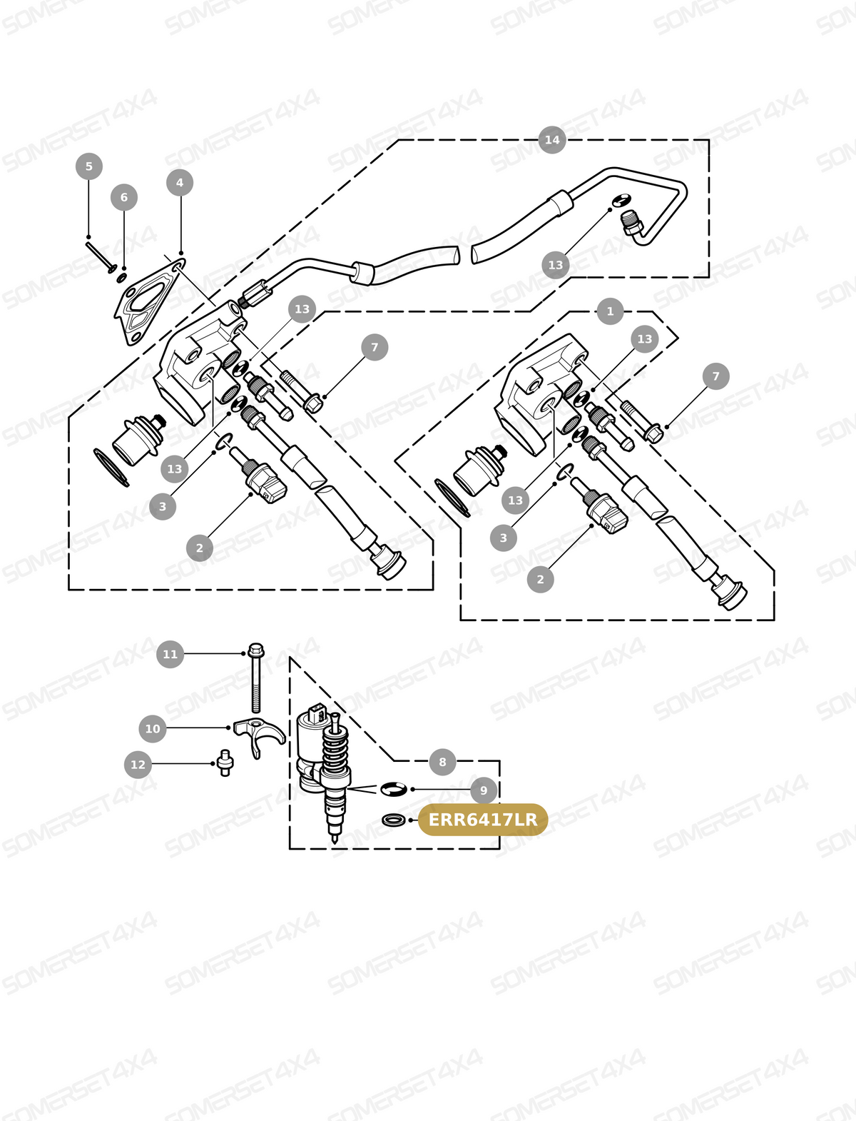 ERR6417LR GENUINE LAND ROVER - WASHER - SEALING