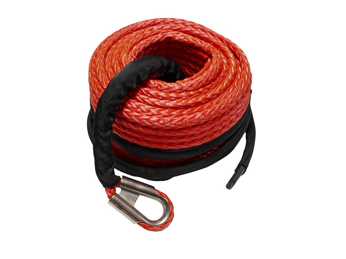TF3324 LAND ROVER - TERRAFIRMA LAND ROVER - RED 27M X 10MM SYNTHETIC WINCH ROPE FOR TF3320 & TF3301 WINCHES