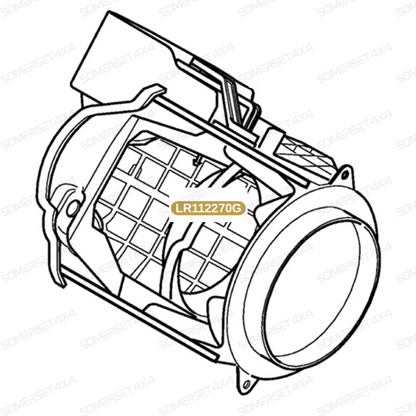 LR112270G LAND ROVER - MOTOR AND FAN - BLOWER From BEHR