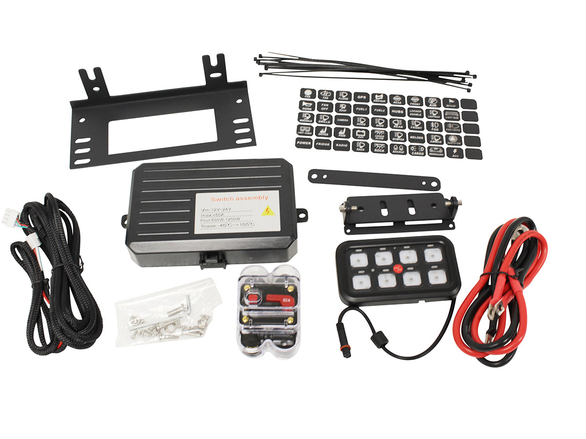 TF7010 LAND ROVER - 8 WAY SWITCH PANEL SYSTEM