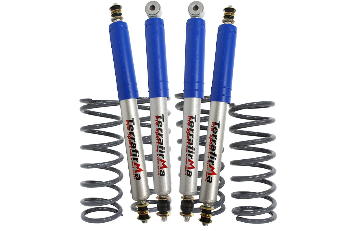 TF209 LAND ROVER - TERRAFIRMA LAND ROVER - 2" lift medium load suspension kit with +2" Pro Sport shocks for 110/130
