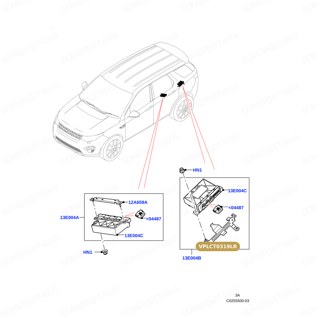 VPLCT0319LR GENUINE LAND ROVER - Bracket