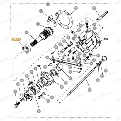217325 LAND ROVER - BEARING From ALLMAKES