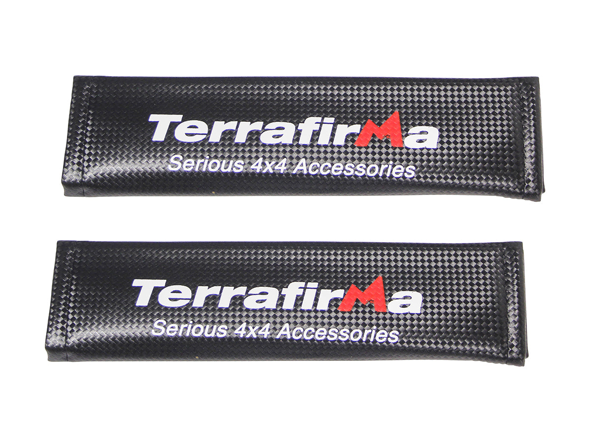 TF2000 LAND ROVER - TERRAFIRMA LAND ROVER - Pair of Terrafirma branded seat belt shoulder protectors