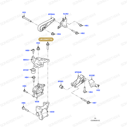 LR139077G LAND ROVER - BOLT From PR2 ALLMAKES OE