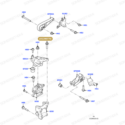 LR139077G LAND ROVER - BOLT From PR2 ALLMAKES OE