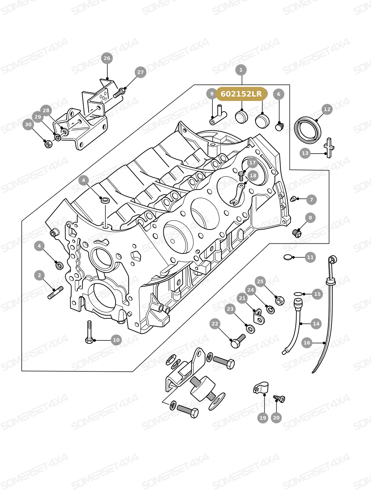 602152LR GENUINE LAND ROVER - PLUG