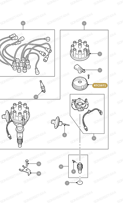 RTC5971 LAND ROVER - INSULATION KIT From ALLMAKES