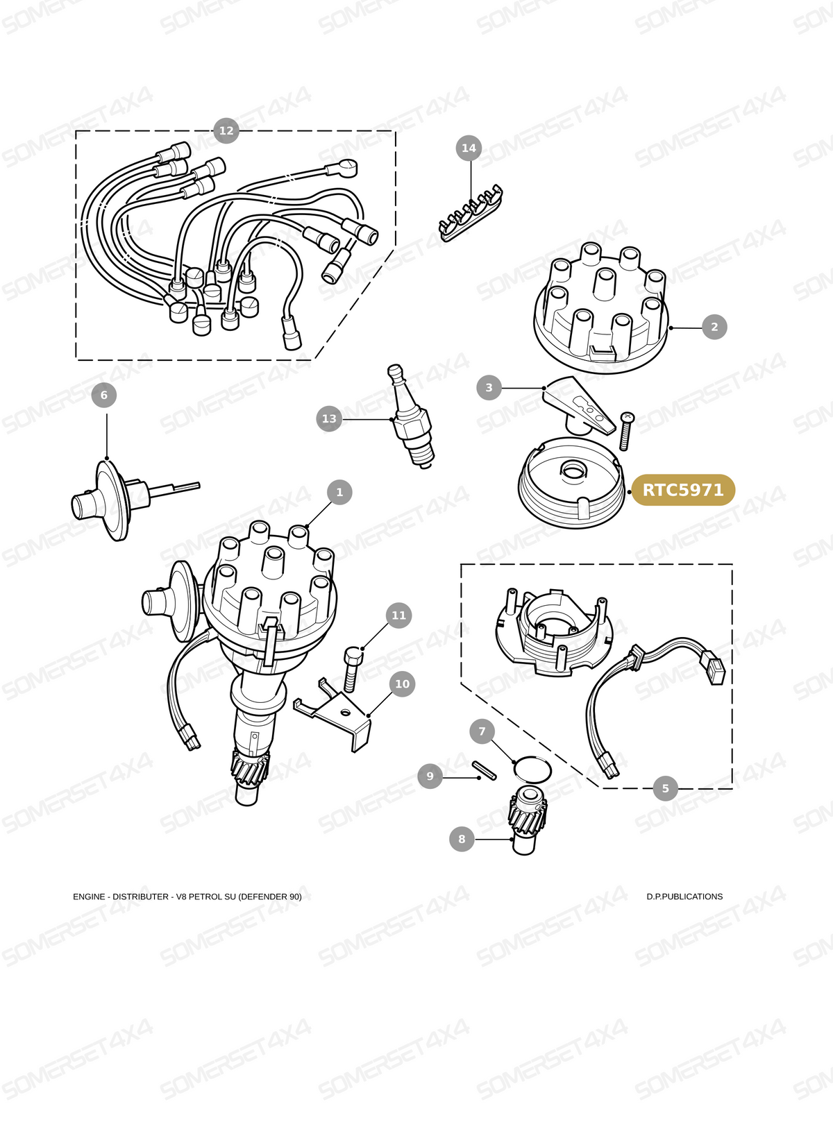 RTC5971 LAND ROVER - INSULATION KIT From ALLMAKES