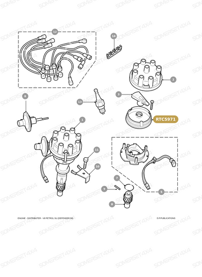 RTC5971 LAND ROVER - INSULATION KIT From ALLMAKES