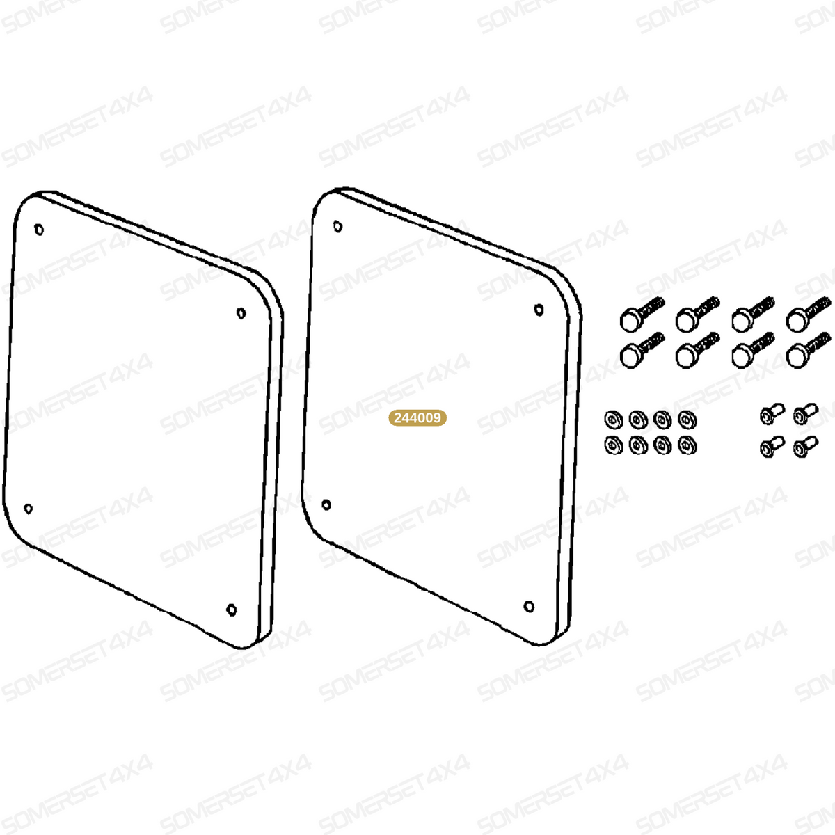 244009 LAND ROVER - SPACER From ALLMAKES
