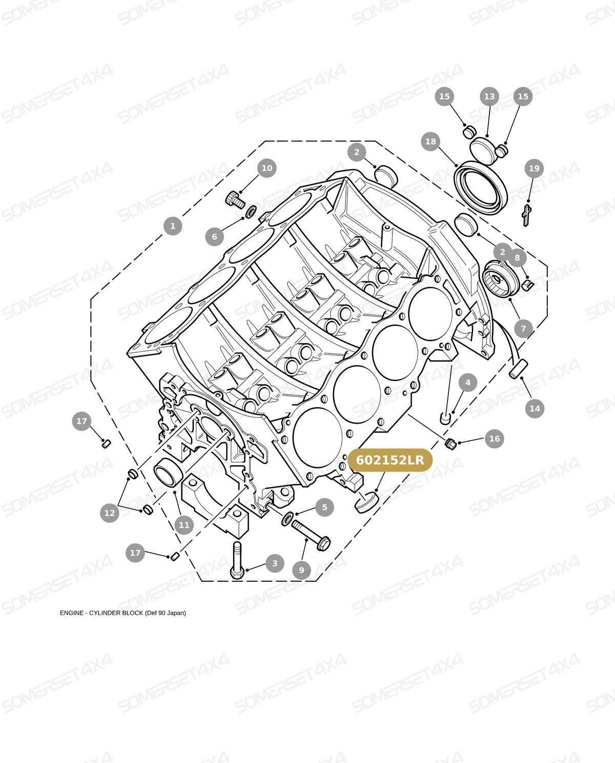 602152LR GENUINE LAND ROVER - PLUG