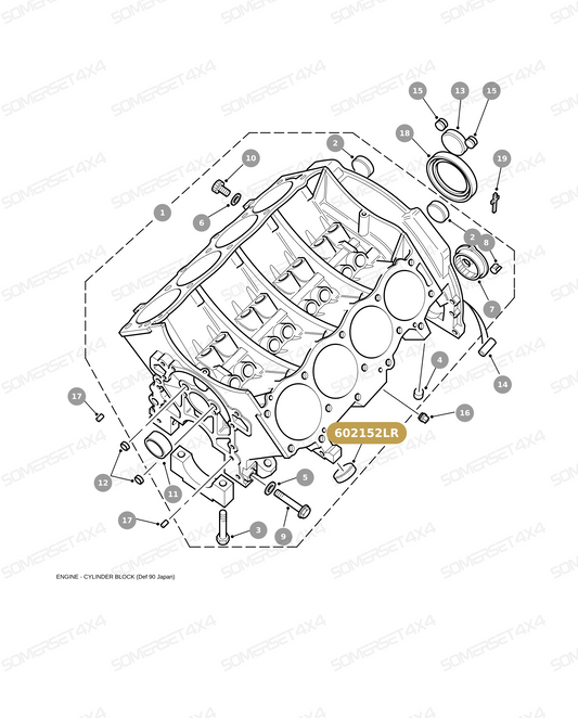 602152LR GENUINE LAND ROVER - PLUG