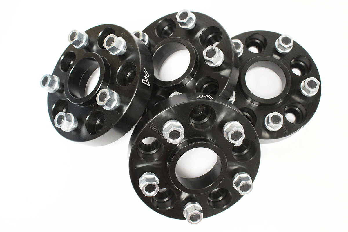 TF302B LAND ROVER - WHEEL SPACERS 30MM - D2/P38- BLACK