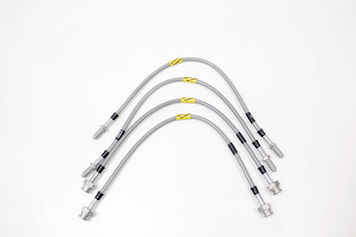 TF648GD LAND ROVER - TERRAFIRMA LAND ROVER - 4 line 2 inch extended stainless steel brake hose kit Discovery 1 94-1998 ABS