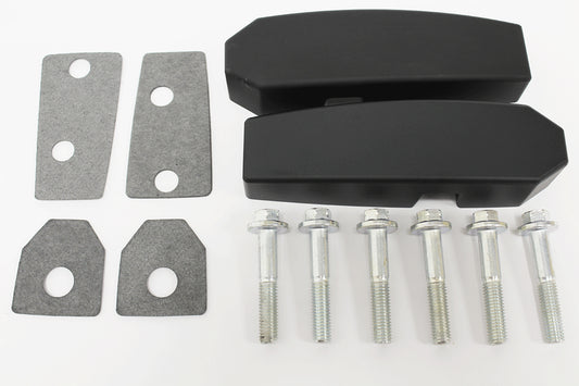 GA1142B LAND ROVER - ALUMINIUM WINDSCREEN BRACKET PAIR BLACK