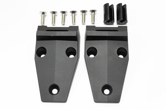 GA1152B LAND ROVER - ALUMINIUM DEFENDER BONNET HINGE KIT BLACK