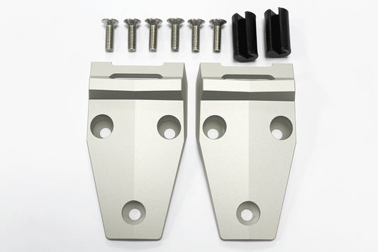 GA1152 LAND ROVER - ALUMINIUM BONNET HINGE KIT SILVER