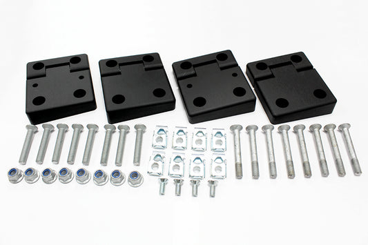 GA1305 LAND ROVER - DEFENDER FRONT DOOR HINGES ANODISED BLACK