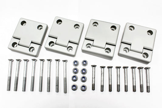 GA1309 LAND ROVER - DEFENDER DOOR HINGES 2ND ROW ALUMINIUM